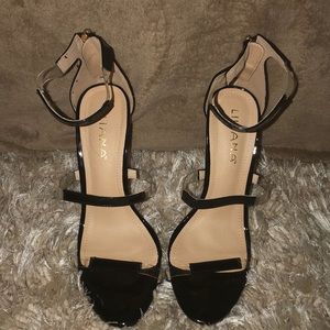 Black and Clear Heels